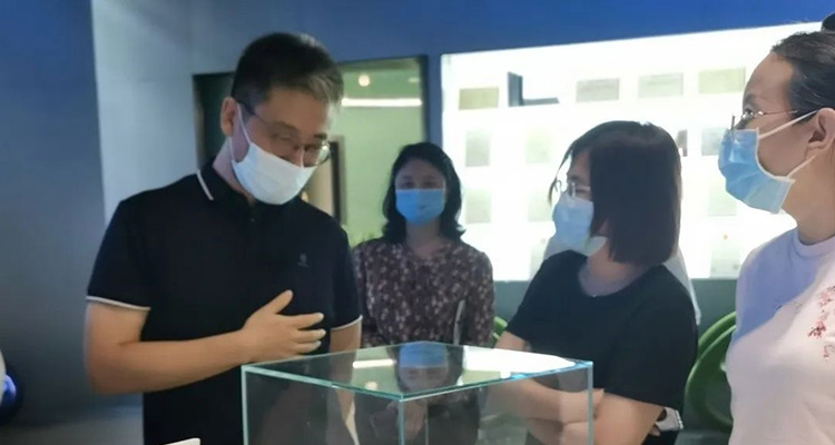 黃埔區(qū)政府副區(qū)長徐丹帶隊走訪調研金年会jinnian光電
